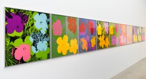 Andy Warhol: Bilder im Mumok Museum Of Modern Arts / Museum Moderner Kunst Stiftung Ludwig Wien im Augist 2015. Blumen haben durch Andy Warhol im Kontext von Pop Art eine völlig neue Bedeutung und Interpretation erfahren. (#3)