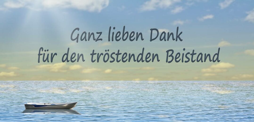 Danksagung Trauer: Gründe, Texte und welche Motive besonders gut ankommen (Foto: AdobeStock - 216045037 Gabriele Rohde)