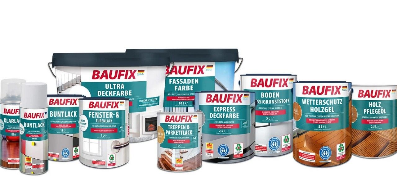 Baufix-Produkte: Höchste Qualität von Rezeptur bis (Foto: Conrad Electronic SE)