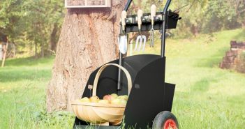 GARDY Gartenwagen organisiert Werkzeuge übersichtlich mit robustem, ergonomischem (Foto: Max Knobloch Nachf. GmbH)