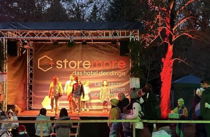 Jenaer Lichtergarten mit storemore begeistert Besucher im (Foto: Selbstlagerbox GmbH)